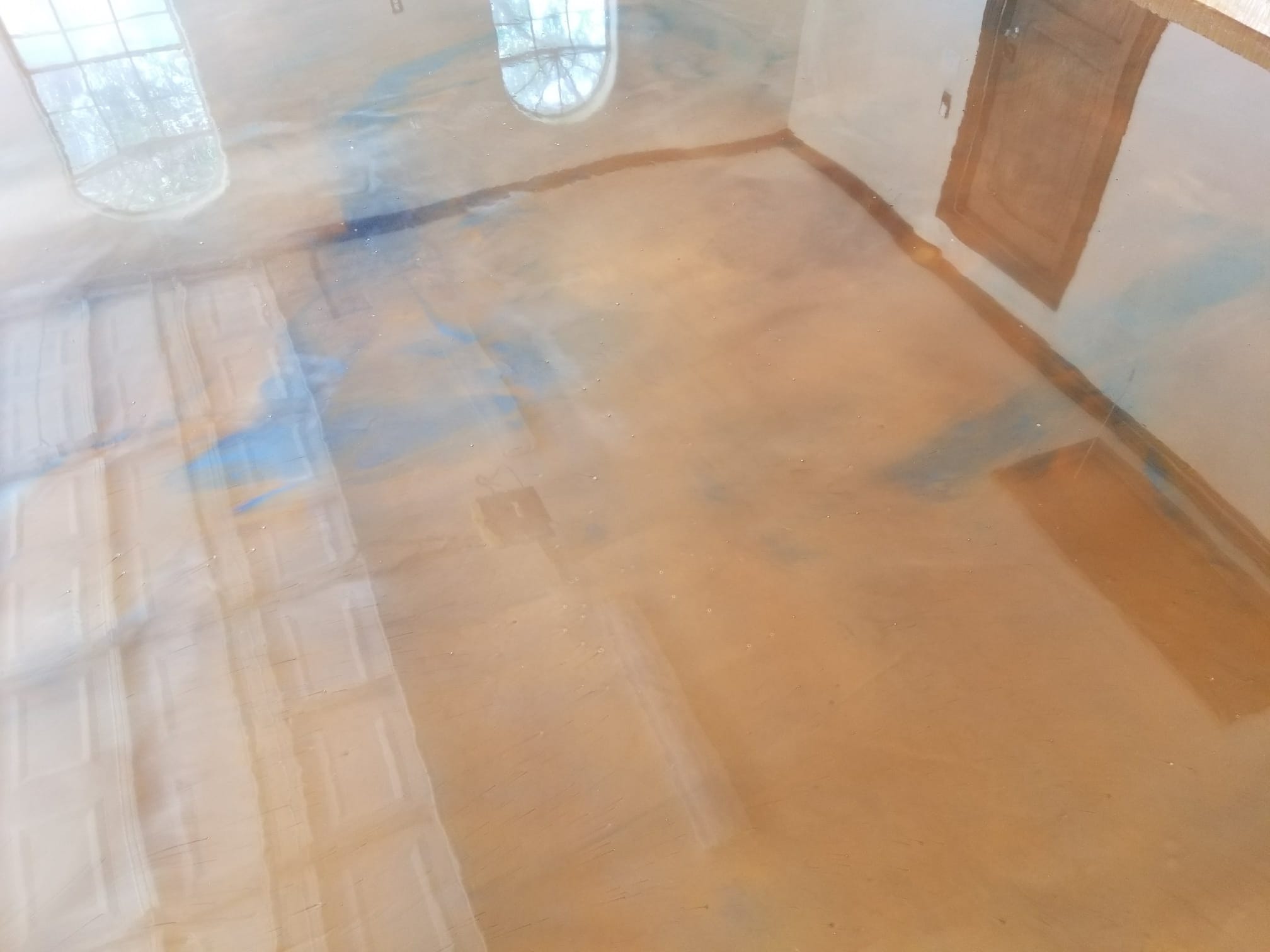 SelfLeveling Epoxy McAllen RGV Concrete Stain